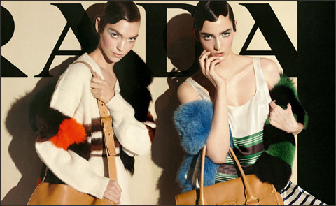 Яркие горжетки из коллекции Prada