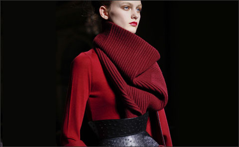 Look с показа от Haider Ackermann