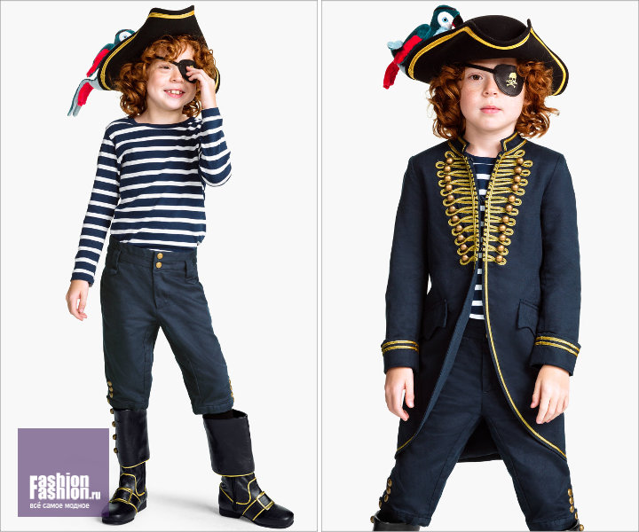 Костюм пирата на Хэллоуин для мальчика 