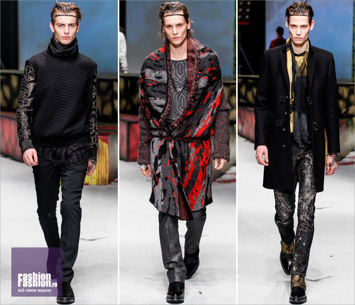 Неделя мужской моды в Милане: показ Roberto Cavalli