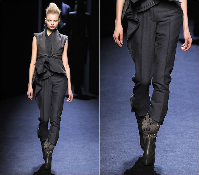 Сапоги от Haider Ackermann: с чем носить?