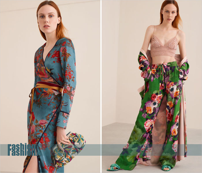 Экзотические принты: платья-халаты от Zara