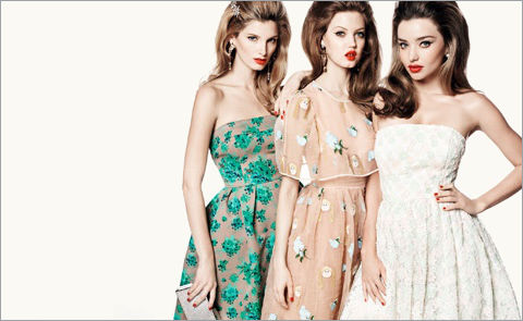 Коктейльные платья из коллекций весна-лето и resort 2014