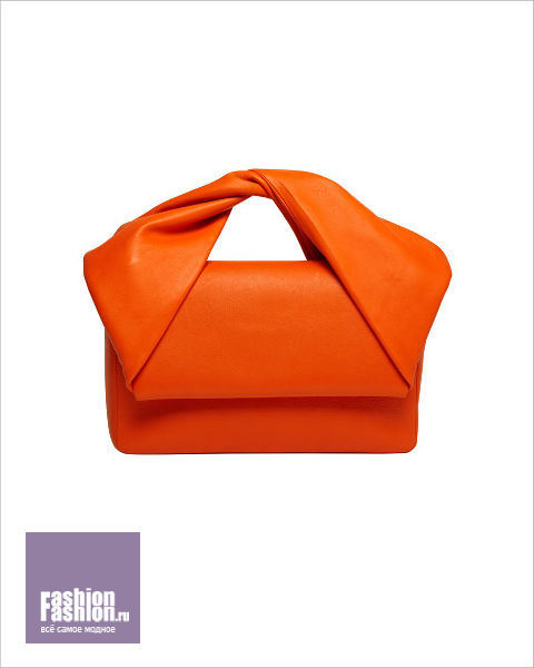 Модные вещи и аксессуары. Оранжевая сумка
