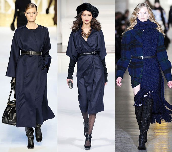 Синий: MaxMara, Oscar de la Renta, Jill Stuart