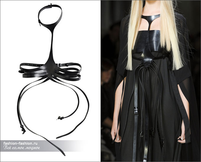 Пояс в стиле harness: Ann Demeulemeester