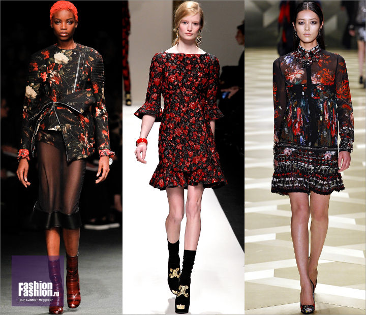 Givenchy, Moschino, Roberto Cavalli осень-зима 2013-2014