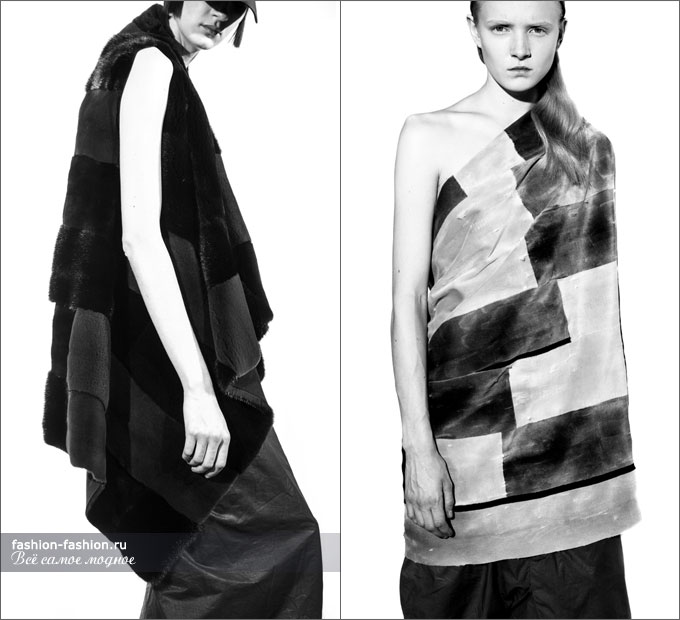 Меховая коллекция Hun Rick Owens