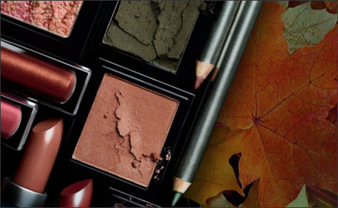 Осенние оттенки макияжа в коллекциях косметики fall 2011