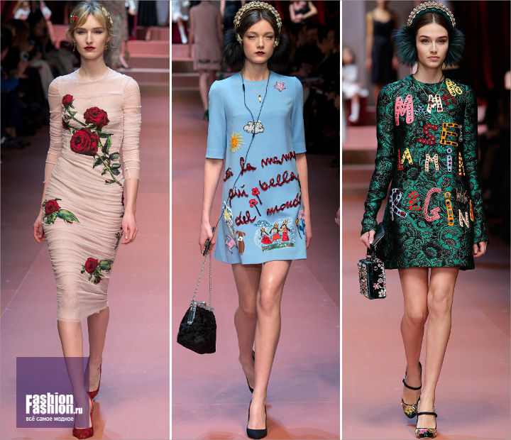 Осень-зима 2015 от Dolce&Gabbana