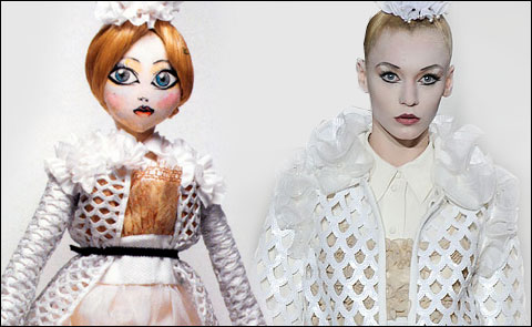 Модные куклы - копии с модных брендов: проект Эндрю Янга «Kouklitas»
